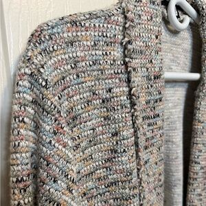 Express Multicolor Knit Cardigan Jacket